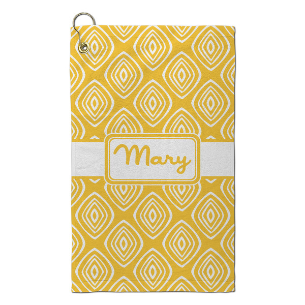 Custom Tribal Diamond Microfiber Golf Towel - Small (Personalized)