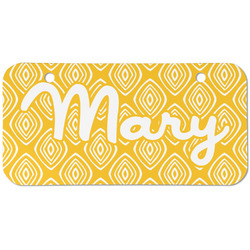 Tribal Diamond Mini/Bicycle License Plate (2 Holes) (Personalized)