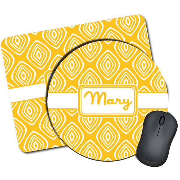 Custom Tribal Diamond Mouse Pad (Personalized)