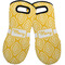 Tribal Diamond Neoprene Oven Mitts - Set of 2 w/ Name or Text