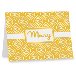Tribal Diamond Note cards (Personalized)