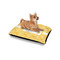 Tribal Diamond Outdoor Dog Beds - Small - IN CONTEXT
