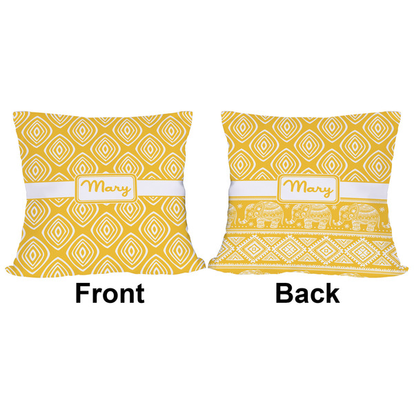 Tribal Diamond Outdoor Pillow - 16x16