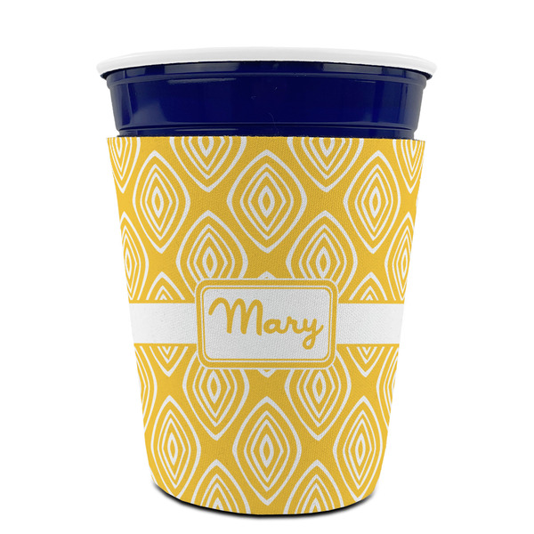 Tribal Diamond Party Cup Sleeves - without bottom - FRONT (on cup)