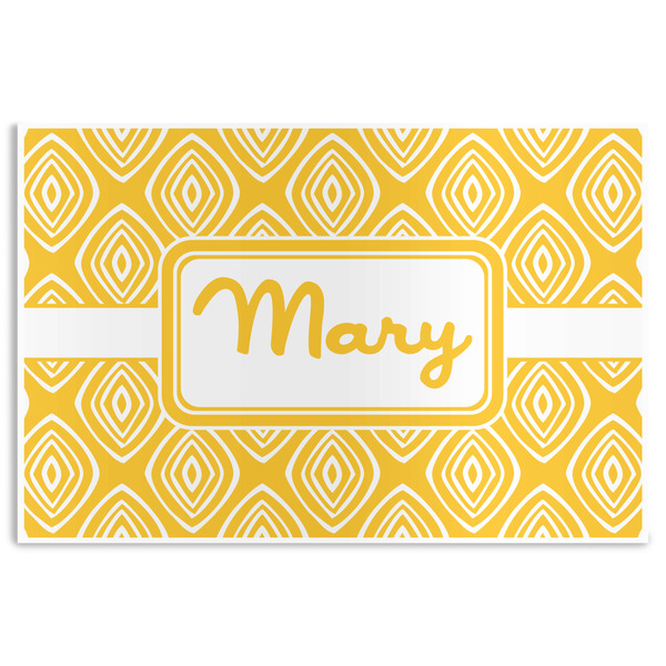 Custom Tribal Diamond Disposable Paper Placemats (Personalized)