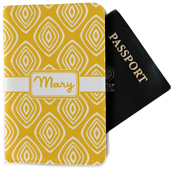 Custom Tribal Diamond Passport Holder - Fabric (Personalized)