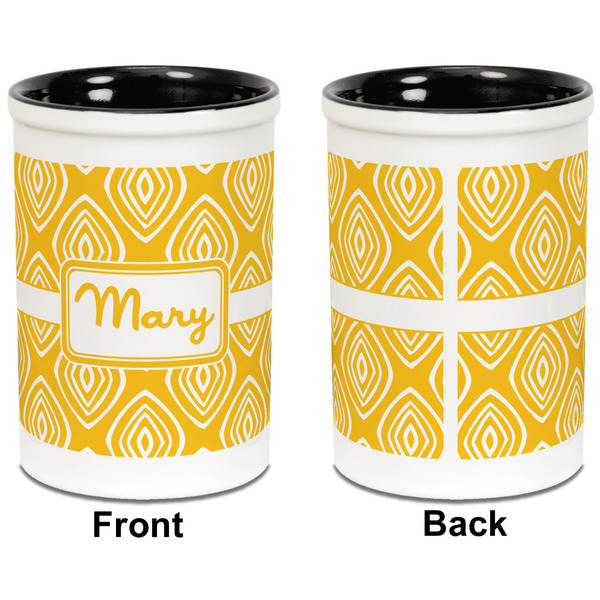 Tribal Diamond Pencil Holder - Black - approval