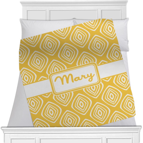 Custom Tribal Diamond Minky Blanket (Personalized)