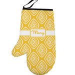 Tribal Diamond Left Oven Mitt (Personalized)
