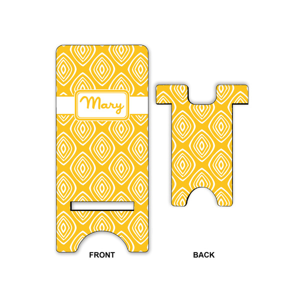 Tribal Diamond Phone Stand - Front & Back