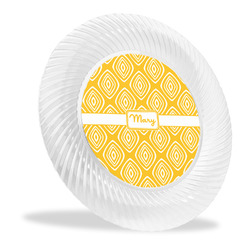 Tribal Diamond Plastic Party Dinner Plates - 10" (Personalized)