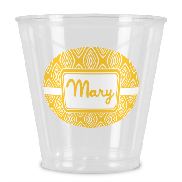 Custom Tribal Diamond Plastic Shot Glass (Personalized)