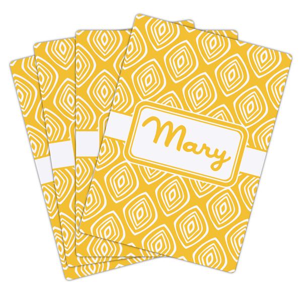 Tribal Diamond Playing Cards - Hand Back View