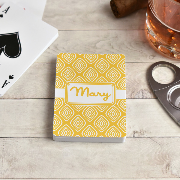 Tribal Diamond Playing Cards - In Context