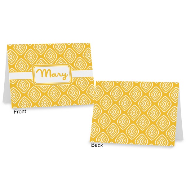 Tribal Diamond Postcard - Front and Back