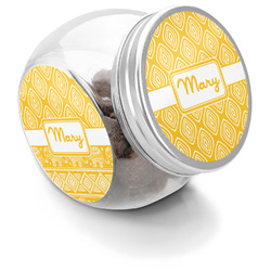 Tribal Diamond Puppy Treat Jar (Personalized)