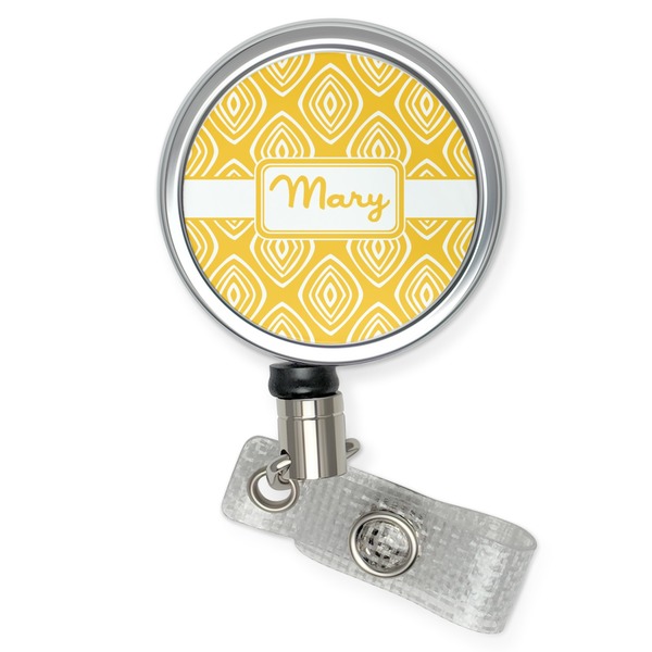 Custom Tribal Diamond Retractable Badge Reel (Personalized)