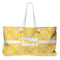Tribal Diamond Large Tote Bag with Rope Handles (Personalized)