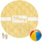 Tribal Diamond Round Beach Towel (Personalized)