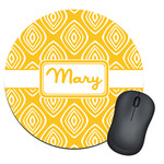 Tribal Diamond Round Mouse Pad (Personalized)