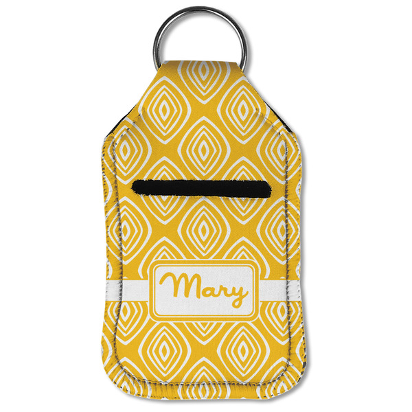 Tribal Diamond Sanitizer Holder Keychain - Small (Front Flat)