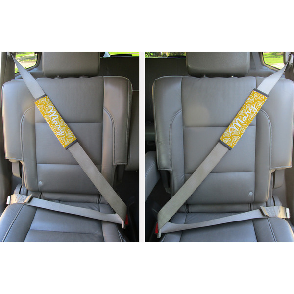 Tribal Diamond Seat Belt Covers (Set of 2 - In the Car)