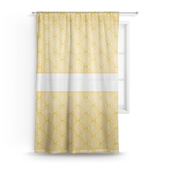 Tribal Diamond Sheer Curtain (Personalized)