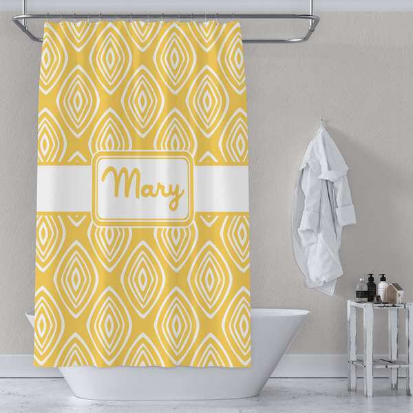 Tribal Diamond Shower Curtain Lifestyle