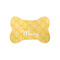 Tribal Diamond Bone Shaped Dog Food Mat (Small) (Personalized)