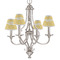 Tribal Diamond Small Chandelier Shade - LIFESTYLE (on chandelier)