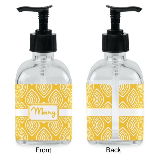 Tribal Diamond Glass Soap/Lotion Dispenser - Approval