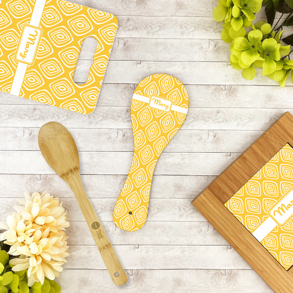 Tribal Diamond Spoon Rest Trivet - LIFESTYLE