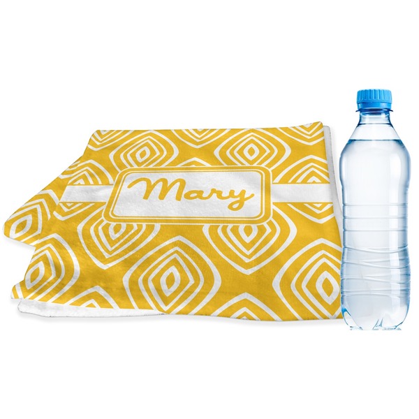 Custom Tribal Diamond Sports & Fitness Towel (Personalized)