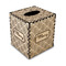 Tribal Diamond Wood Tissue Box Cover (Personalized)