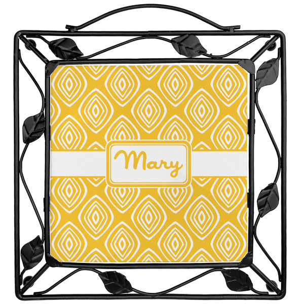 Custom Tribal Diamond Square Trivet (Personalized)