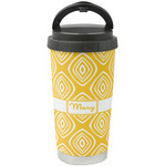 Tribal Diamond Stainless Steel Coffee Tumbler (Personalized)