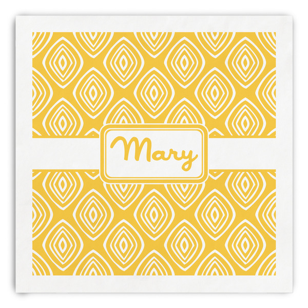 Custom Tribal Diamond Paper Dinner Napkins (Personalized)