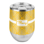 Tribal Diamond Stemless Wine Tumbler - Full Print (Personalized)