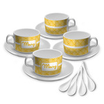 Tribal Diamond Tea Cup - Set of 4 (Personalized)