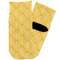 Tribal Diamond Toddler Ankle Socks - Single Pair - Front and Back