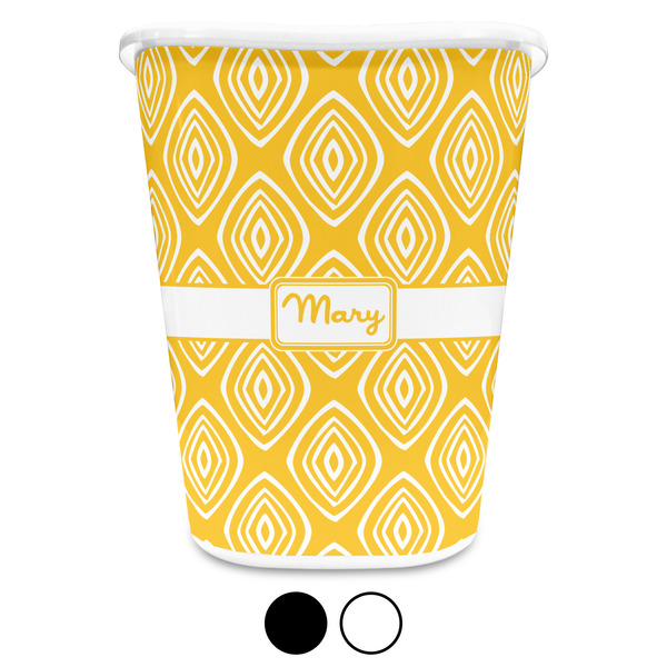 Tribal Diamond Custom Waste Basket