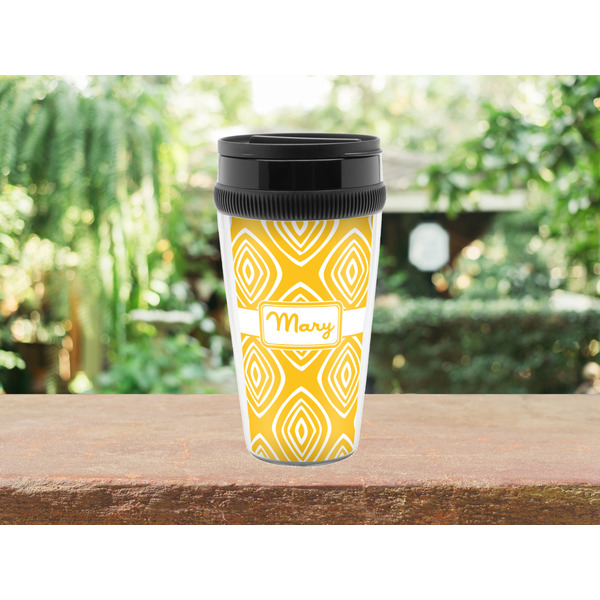 Tribal Diamond Travel Mug Lifestyle (Personalized)