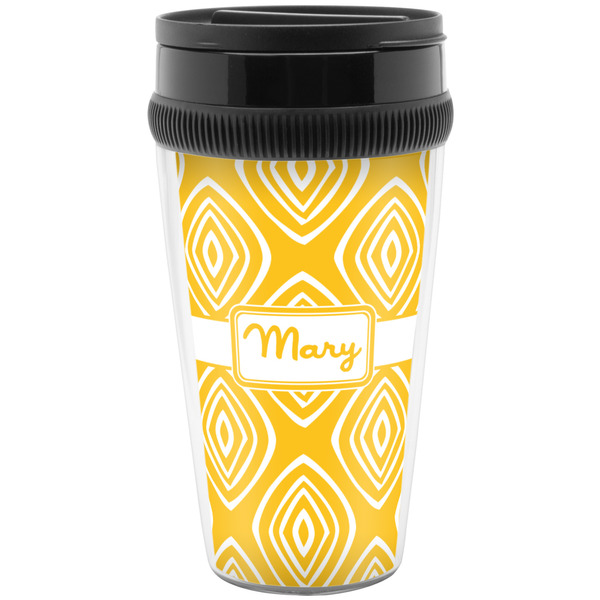 Custom Tribal Diamond Acrylic Travel Mug without Handle (Personalized)