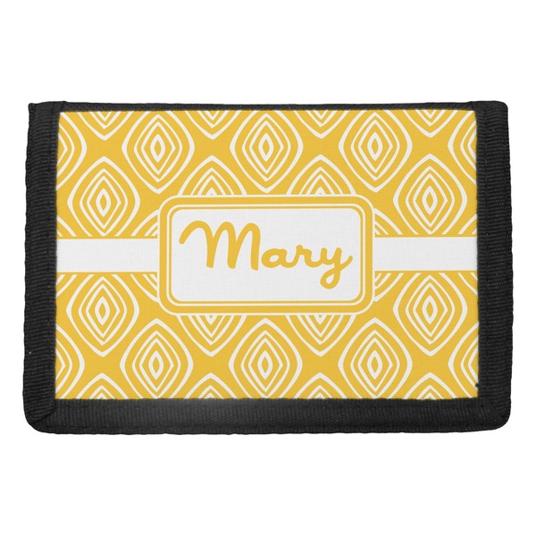 Custom Tribal Diamond Trifold Wallet (Personalized)