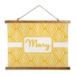 Tribal Diamond Wall Hanging Tapestry - Wide (Personalized)