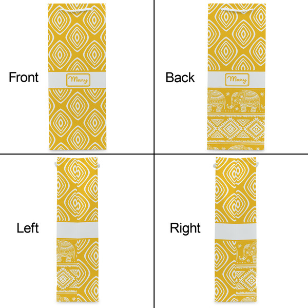 Tribal Diamond Wine Gift Bag - Gloss - Approval