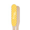 Tribal Diamond Wooden Food Pick - Paddle - Single Sided - Front & Back