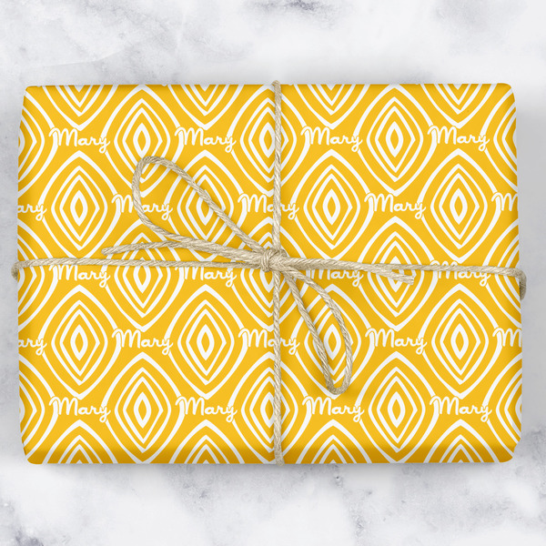 Custom Tribal Diamond Wrapping Paper (Personalized)