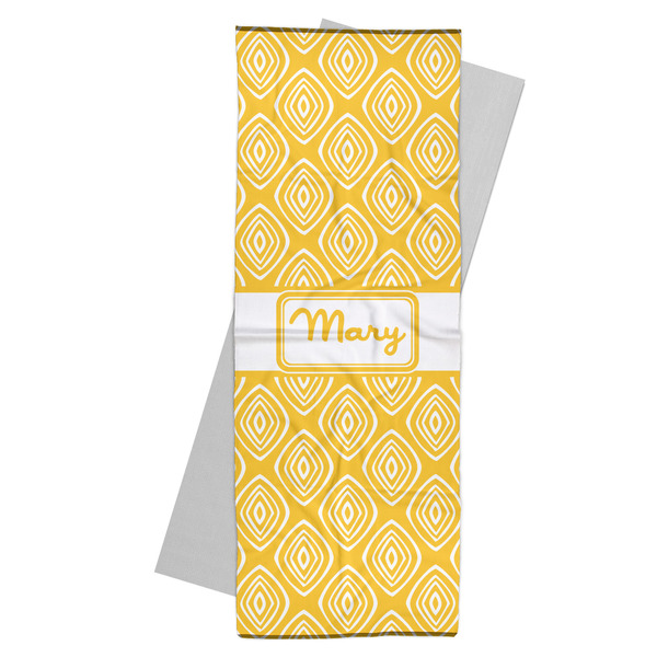 Custom Tribal Diamond Yoga Mat Towel (Personalized)