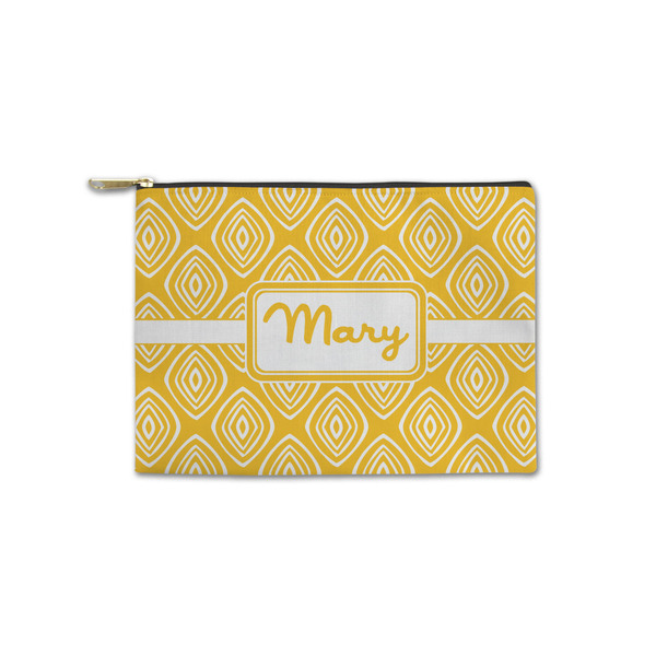 Custom Tribal Diamond Zipper Pouch - Small - 8.5"x6" (Personalized)